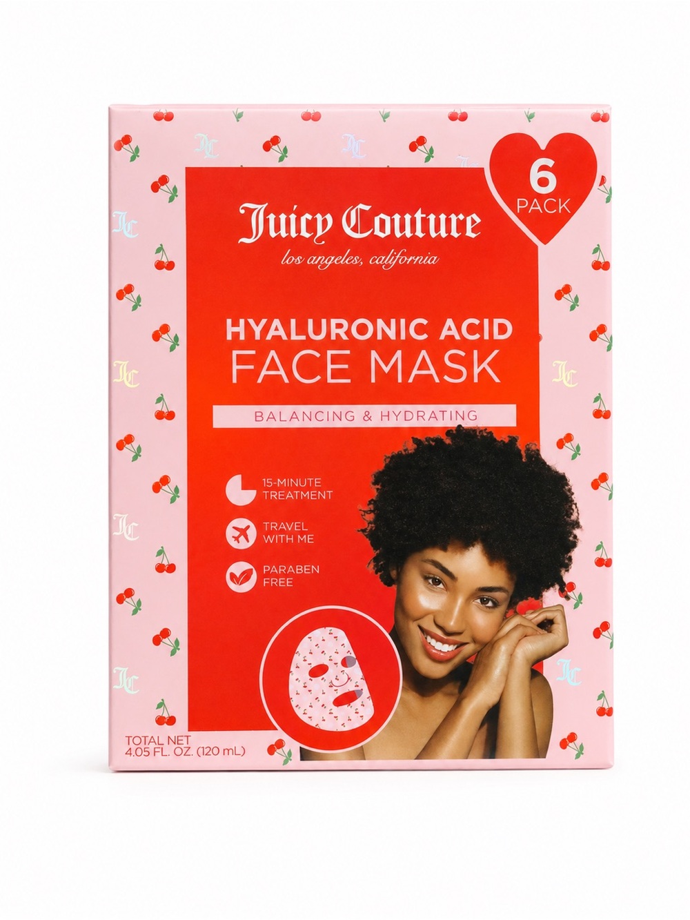 Juicy Couture Hyaluronic Acid Face Mask 6 Pack